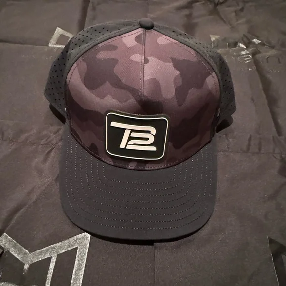 TB12 x Melin Collab White Hydro A-Game / Black Camo Classic Hats NWT New W/Tags - Picture 12 of 17